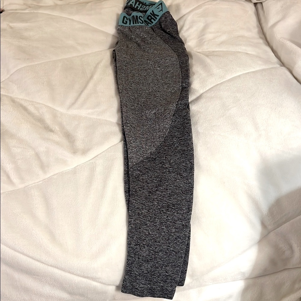 Gray/Teal Gymshark Leggings